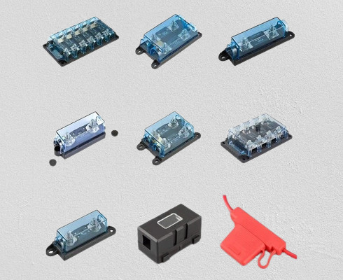 Giá đỡ cầu chì Dc nội tuyến không thấm nước, Hộp bảng điều khiển cầu chì ô tô DFN