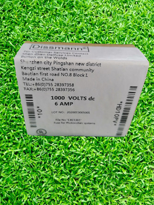 Hộp mực gốm Pv năng lượng mặt trời 10 * 38mm Hrc Fuse Loại hình trụ Gg