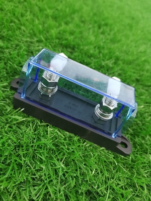 Maga Bolt trên khối cầu chì Thiết bị đầu cuối màu xanh Kích thước trung bình Cơ sở cầu chì loại phẳng