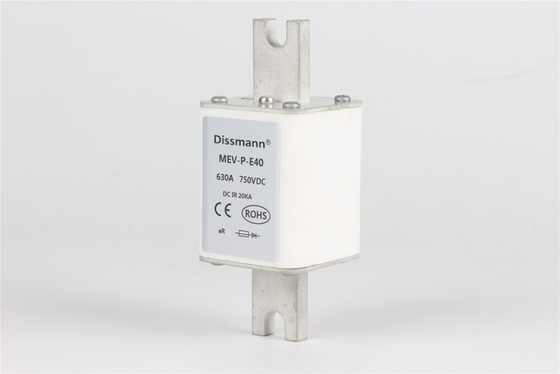 Cầu chì ô tô bằng gốm vuông DC750V MEV để bảo vệ chất bán dẫn