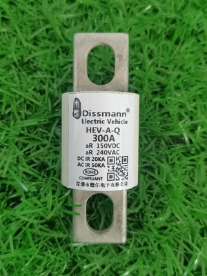 EV / HEV 250 Volt Car DC Cầu chì xe điện cho trạm sạc 300Amp
