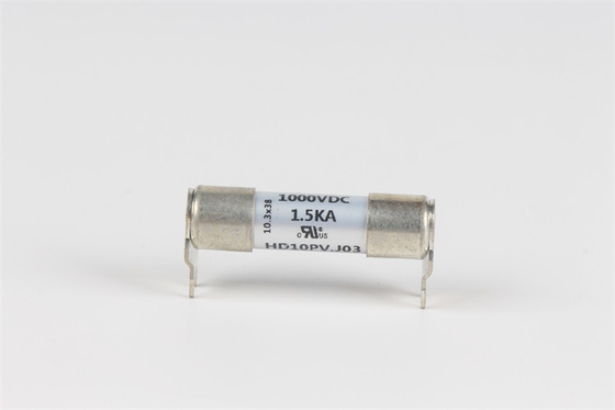Cầu chì gốm 10x38mm Điện áp cao HD10D.J03 Cầu chì gắn tấm hàn được chứng nhận UL Sản xuất tại Trung Quốc