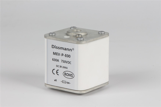 Tốc độ cao 30 Amp Thời gian trễ Cầu chì Tác động nhanh Vật liệu gốm thân vuông