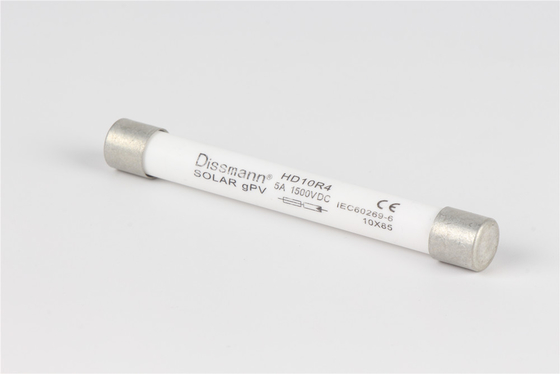 Bảo vệ chống xung điện Cầu chì PV năng lượng mặt trời 10x85 Kích thước 1500VDC PV Quang điện