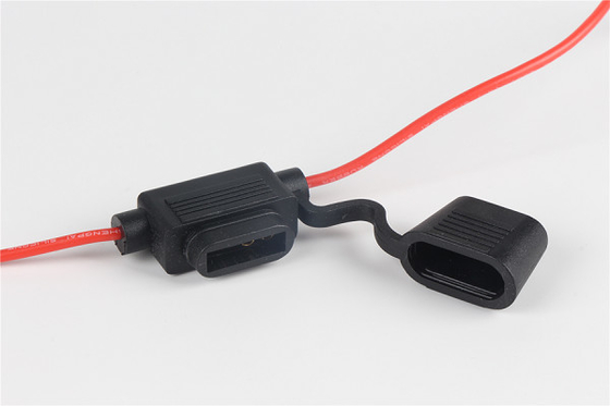 Giá đỡ cầu chì gắn bảng điều khiển 30 Amp màu đen, Giá đỡ cầu chì nội tuyến ô tô