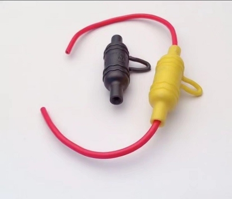 Giá đỡ cầu chì gắn bảng điều khiển 30 Amp màu đen, Giá đỡ cầu chì nội tuyến ô tô