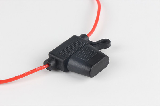 Giá đỡ cầu chì gắn bảng điều khiển 30 Amp màu đen, Giá đỡ cầu chì nội tuyến ô tô