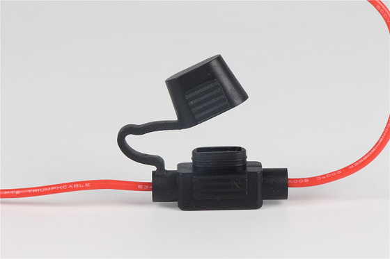 Giá đỡ cầu chì gắn bảng điều khiển 30 Amp màu đen, Giá đỡ cầu chì nội tuyến ô tô