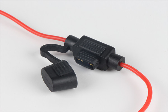 Giá đỡ cầu chì gắn bảng điều khiển 30 Amp màu đen, Giá đỡ cầu chì nội tuyến ô tô