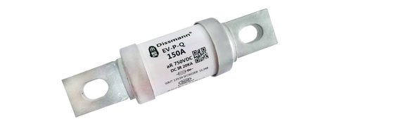 Cầu chì ô tô bằng gốm hoạt động nhanh 150 Amp 750VDC Lắp đặt gắn chốt