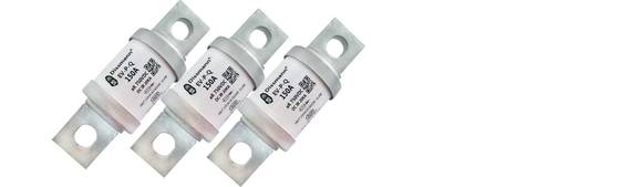 Cầu chì ô tô bằng gốm hoạt động nhanh 150 Amp 750VDC Lắp đặt gắn chốt