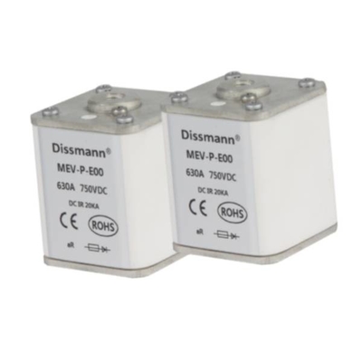 Cầu chì điện công nghiệp bán dẫn 750VDC Hình vuông tiêu chuẩn Châu Âu