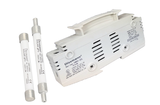 Cầu chì năng lượng mặt trời 10 × 85 Pv, Cầu chì Micro Cartridge 30 Amp màu trắng Tiêu chuẩn IEC60269.6