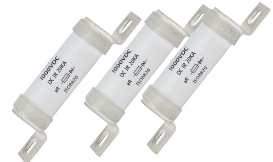 Cầu chì trắng Bs88 60a Chất liệu gốm 1000VDC Tiêu chuẩn ISO8820