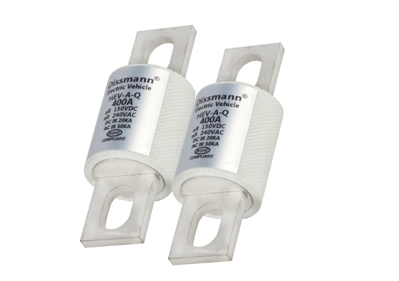 Cầu chì bảo vệ bán dẫn ISO8820, Cầu chì ống sợi quang 400 Amp Dc