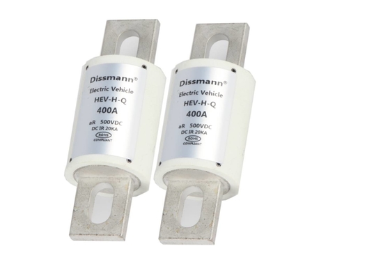 Cầu chì bán dẫn 500VDC, Cầu chì bộ sạc ROHs EV Công suất ngắt DC20KA: