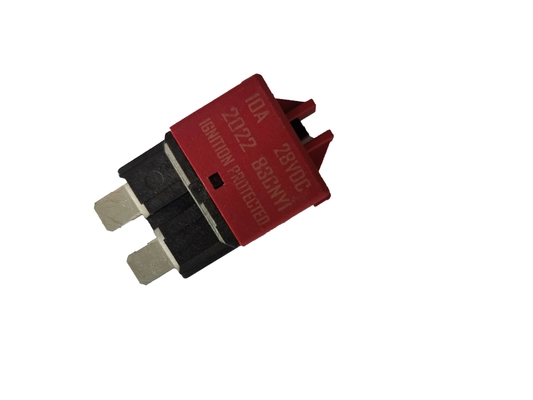 Cầu chì cắt mạch có thể đặt lại màu đỏ Cầu chì 28VDC 5A Dòng định mức