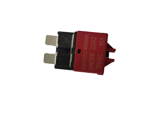 Cầu chì cắt mạch có thể đặt lại màu đỏ Cầu chì 28VDC 5A Dòng định mức