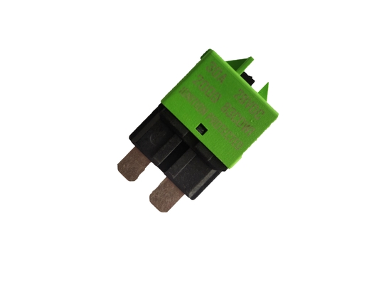 SAE J1284 Màu xanh lá cây Cầu chì cắt mạch có thể đặt lại Cầu chì 30A Dòng điện định mức: