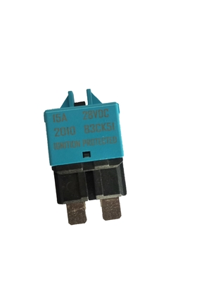 Cầu chì lưỡi ngắt mạch có thể đặt lại 28VDC, Cầu chì lưỡi cắt tự động đặt lại 15A