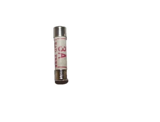 Cầu chì hộp mực gốm BS1362 3A Xếp hạng Màu đỏ hiện tại