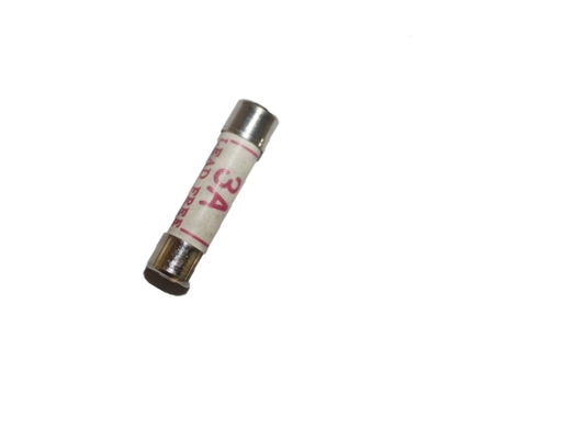 Cầu chì hộp mực gốm BS1362 3A Xếp hạng Màu đỏ hiện tại