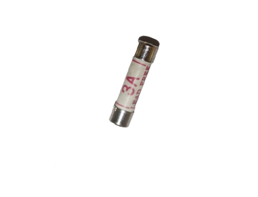 Cầu chì hộp mực gốm BS1362 3A Xếp hạng Màu đỏ hiện tại