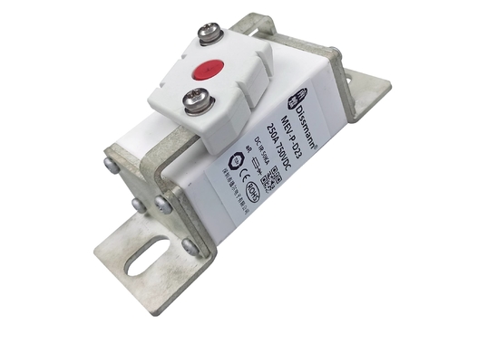 Cầu chì 400 Amp Dc dòng điện thấp, Cầu chì ô tô bằng sứ hình vuông màu trắng 750VDC