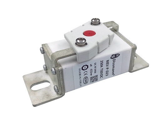Cầu chì 400 Amp Dc dòng điện thấp, Cầu chì ô tô bằng sứ hình vuông màu trắng 750VDC