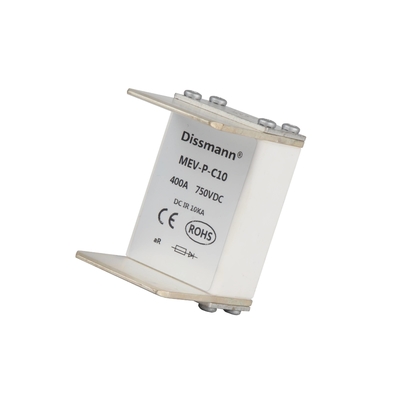 Cầu chì PV năng lượng mặt trời 750volt Vật liệu gốm cao áp Dòng MEV