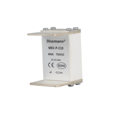 Cầu chì PV năng lượng mặt trời 750volt Vật liệu gốm cao áp Dòng MEV