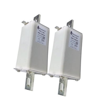 Cầu chì PV năng lượng mặt trời 1500VDC, Cầu chì Dc 400 Amp với chân hợp kim đồng