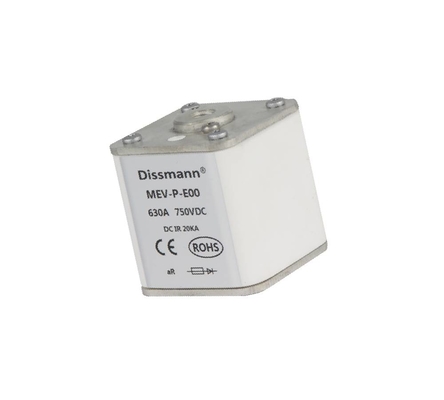 Cọc sạc Cầu chì PV năng lượng mặt trời DC20KA Công suất phá vỡ Chất liệu gốm