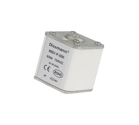 Cọc sạc Cầu chì PV năng lượng mặt trời DC20KA Công suất phá vỡ Chất liệu gốm