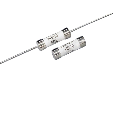 Cầu chì công nghiệp dòng điện thấp HRP70 Vật liệu gốm 70VDC