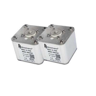 Cầu chì Dc năng lượng mặt trời màu trắng Dòng MEV Điện áp định mức 500volt