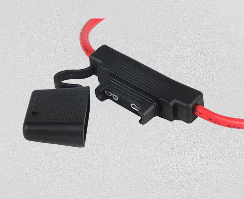 Giá đỡ cầu chì gắn bảng điều khiển 30 Amp màu đen, Giá đỡ cầu chì nội tuyến ô tô