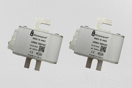 Cầu chì bảo vệ bán dẫn màu trắng 1800A, Cầu chì gốm 500v IEC60269