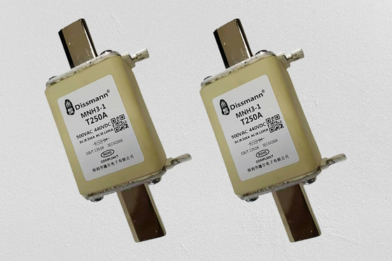 Điện áp cao Loại NH HRC Cầu chì Công suất ngắt cao 250A Dòng định mức